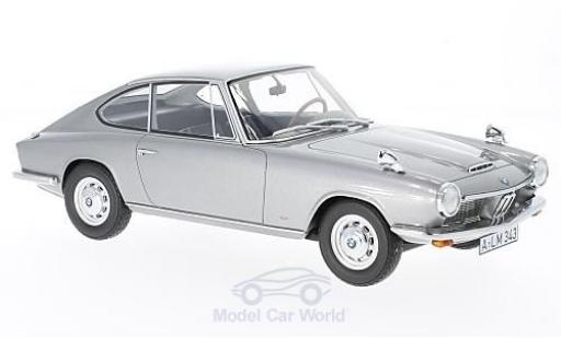 Bmw 1600 GT 1/18 BoS Models GT grigio 1968 modellino in miniatura