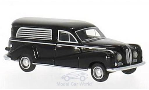 Bmw 502 1/87 BoS Models nero 1952 Bestattungswagen modellino in miniatura