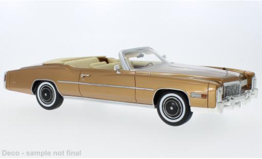 Cadillac Eldorado 1/18 BoS Models Cabriolet metallise bronze 1976 modellino in miniatura