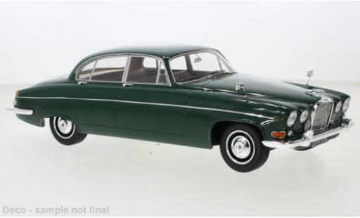 Jaguar 420 1/18 BoS Models G (Mark X) verde foncé 1966 modellino in miniatura