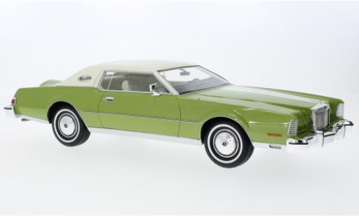 Lincoln Continental 1/18 BoS Models Mark IV metallise vert/bianco 1974 modellino in miniatura