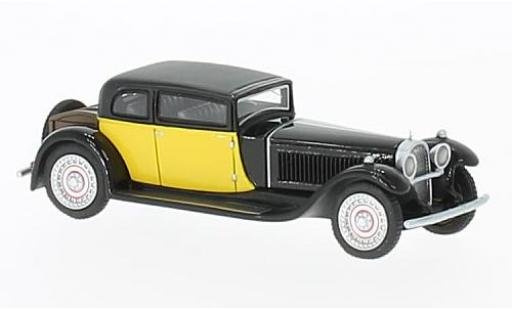 Bugatti 41 1/87 BoS Models Type Royale by Weymann nero/giallo RHD 1929 modellino in miniatura