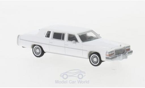 Cadillac Fleetwood 1/87 BoS Models Formal Limousine bianco 1980 modellino in miniatura