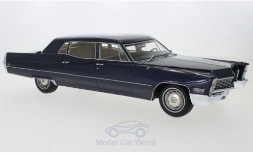 Cadillac Fleetwood 1/18 BoS Models Series 75 Limousine metallico blu 1967 modellino in miniatura