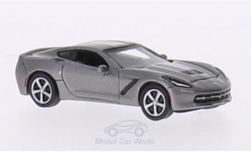 Chevrolet Corvette C7 1/87 BoS Models (C7) Stingray metallico grigio 2013 modellino in miniatura