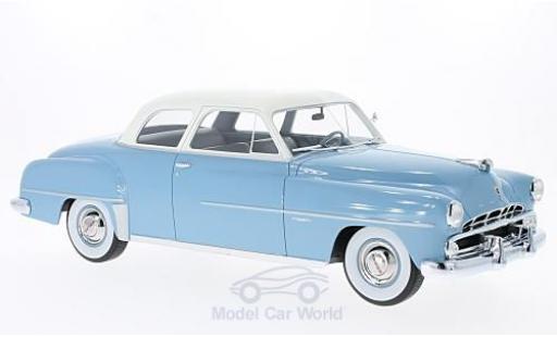 Dodge Coronet 1/18 BoS Models Club Coupe blu/bianco 1952 modellino in miniatura
