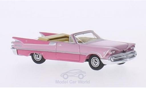 Dodge Custom Royal Lancer 1/87 BoS Models Convertibile rosa/rosa 1959 modellino in miniatura