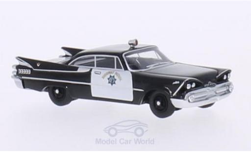 Dodge Custom Royal Lancer 1/87 BoS Models Coupe California Highway Patrol 1959 modellino in miniatura