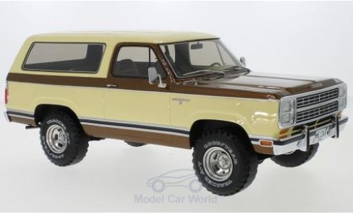 Dodge RAM 1/18 BoS Models Ramcharger beige/metallico marroneee 1979 modellino in miniatura