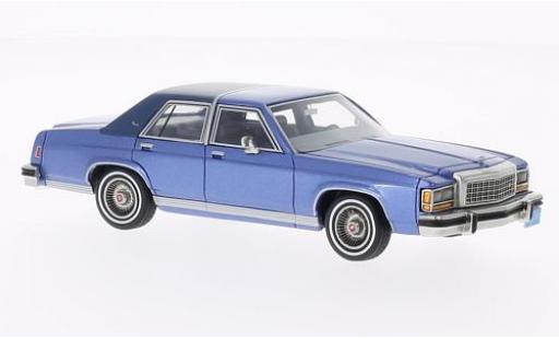 Ford LTD 1/43 BoS Models Crown Victoria metallico blu/matt-blu 1987 limitée edition modellino in miniatura