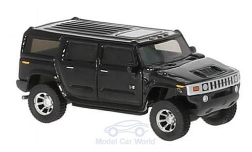 Hummer H2 1/87 BoS Models nero 2003 modellino in miniatura