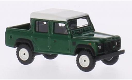 Land Rover Defender 1/87 BoS Models 110 Double Cab Pickup verde/matt-bianco RHD 1990 modellino in miniatura