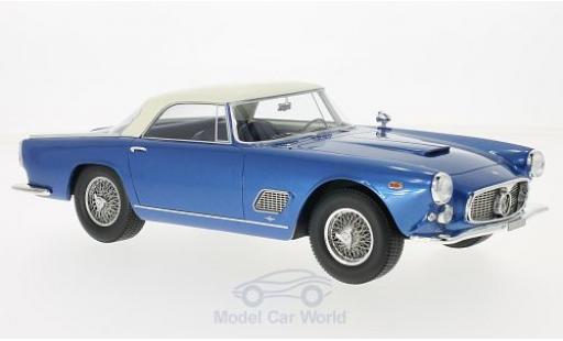 Maserati 3500 GT 1/18 BoS Models Touring metallico blu/bianco 1957 modellino in miniatura
