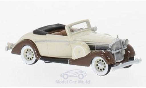 Maybach SW 1/87 BoS Models 38 Cabriolet Spohn beige/marroneee 1937 modellino in miniatura
