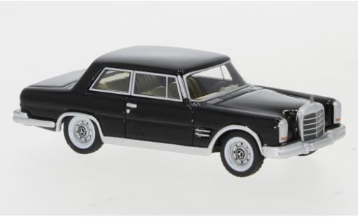 Mercedes 600 1/87 BoS Models (W100) Nallinger Coupé nero 1963 modellino in miniatura