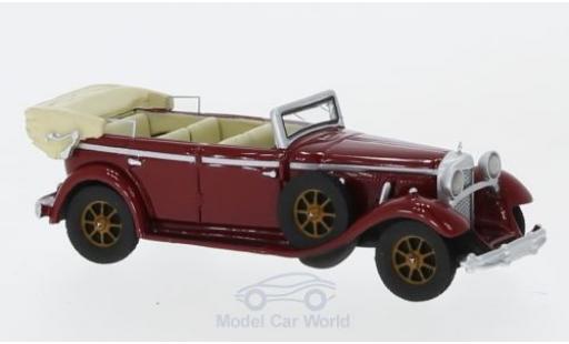 Mercedes 770 1/87 BoS Models (W07) Convertibile rosso 1930 modellino in miniatura