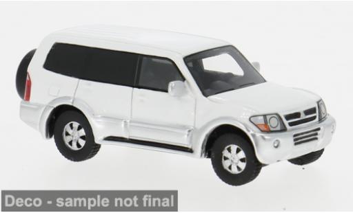 Mitsubishi Pajero 1/87 BoS Models weiss 2003 1:87 modellino in miniatura