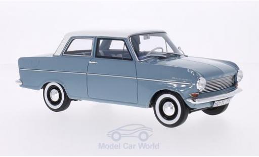 Opel Kadett E 1/18 BoS Models A blu/bianco 1962 modellino in miniatura