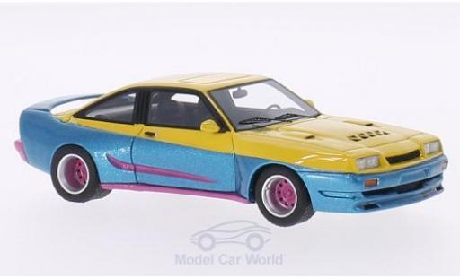 Opel Manta B 1/43 BoS Models B Mattig metallico giallo/metallico blu 1991 modellino in miniatura