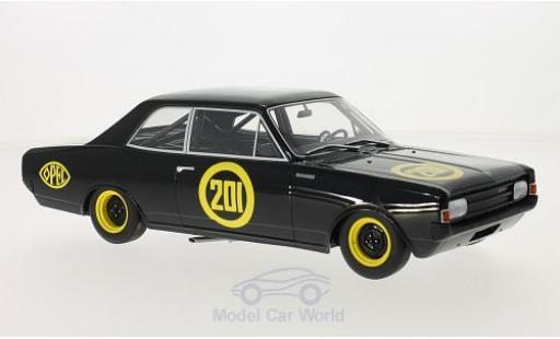Opel Rekord 1/43 BoS Models C No.201 Schwarze Witwe 1967 modellino in miniatura