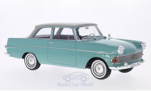 Opel Rekord 1/18 BoS Models P2 verde/grigio 1961 modellino in miniatura