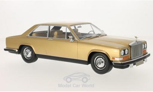 Rolls Royce Camargue 1/18 BoS Models gold 1975 modellino in miniatura
