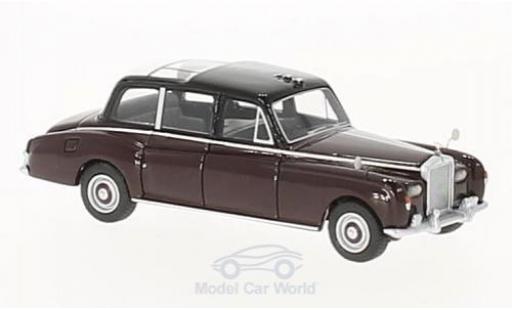 Rolls Royce Phantom 1/87 BoS Models VI rosso/nero Queen Elizabeth 1977 modellino in miniatura