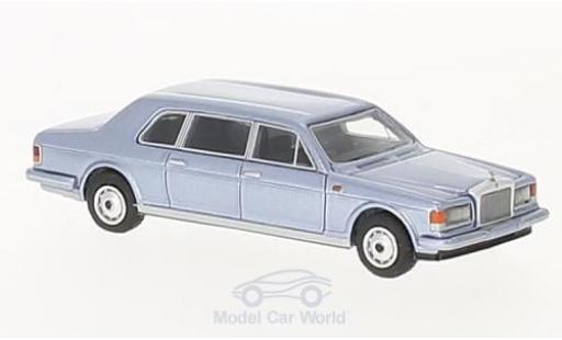 Rolls Royce Silver Spur 1/87 BoS Models II Touring Limousine metallico blu 1985 modellino in miniatura