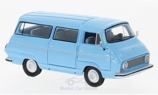 Skoda 1203 1/87 BoS Models Bus blu 1968 modellino in miniatura
