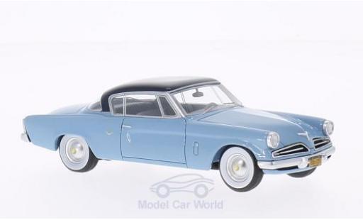Studebaker Commander 1/43 BoS Models Starliner blu/blu 1953 modellino in miniatura