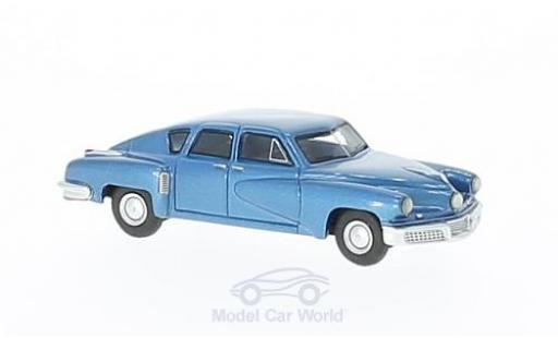 Tucker Torpedo 1/87 BoS Models metallico blu 1948 modellino in miniatura