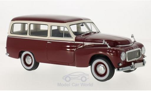 Volvo PV 1/18 BoS Models 445 Duett rosso/beige 1956 modellino in miniatura