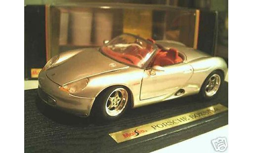 Porsche Boxster Base 1/18 Maisto grigio modellini auto