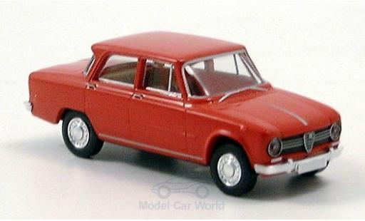 Alfa Romeo Giulia 1/87 Brekina 1300 rosso 1964 modellino in miniatura