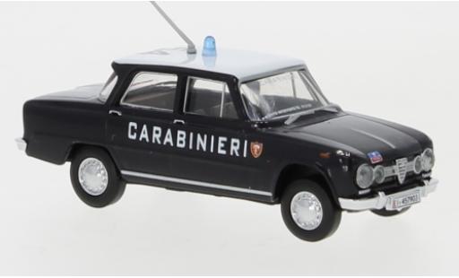 Alfa Romeo Giulia 1/87 Brekina 1600 Carabineri 1962 Dachnummer 54 modellino in miniatura