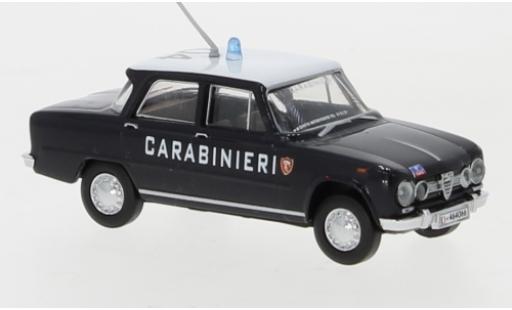 Alfa Romeo Giulia 1/87 Brekina 1600 Carabinieri 1962 Dachnummer 04 modellino in miniatura