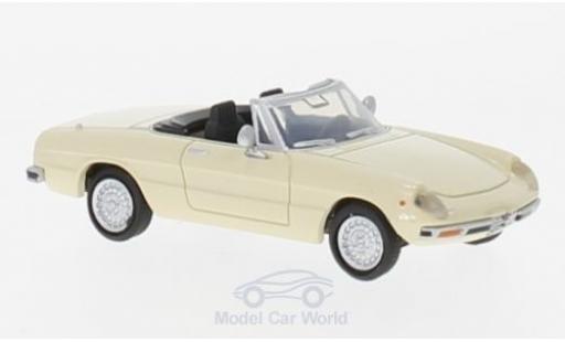 Alfa Romeo Spider 1/87 Brekina 2000 Fastback beige modellino in miniatura