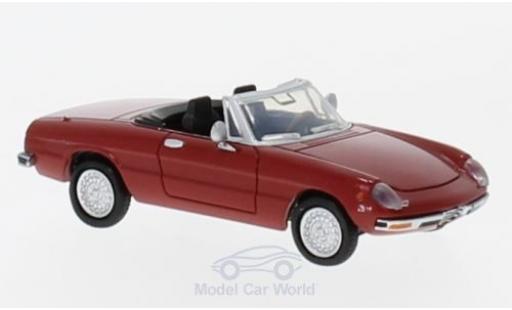 Alfa Romeo Spider 1/87 Brekina 2000 Fastback rosso modellino in miniatura