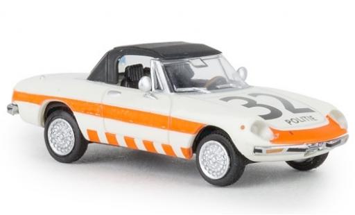 Alfa Romeo Spider 1/87 Brekina Politie 32 1969 geschlossen TD modellino in miniatura
