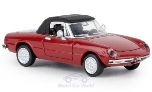 Alfa Romeo Spider 1/87 Brekina rosso 1969 geschlossen TD modellino in miniatura