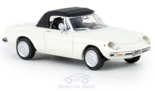 Alfa Romeo Spider 1/87 Brekina bianco 1969 geschlossen TD modellino in miniatura