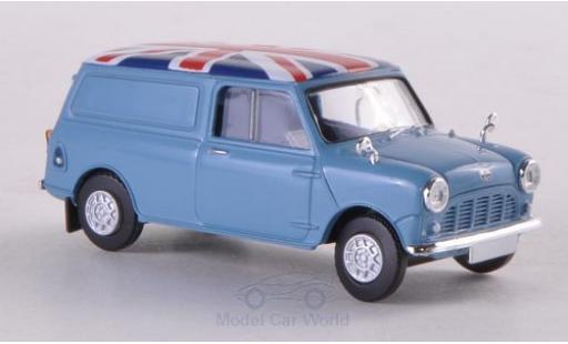 Austin Mini Van 1/87 Brekina blu/Dekor modellino in miniatura
