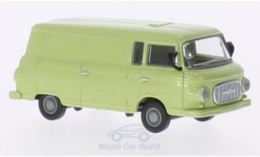 Barkas B 1000 1/87 Brekina Kasten verde modellino in miniatura