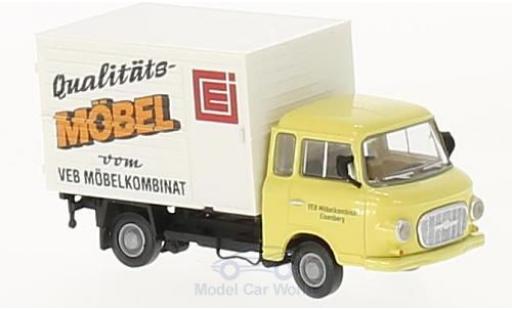 Barkas B 1000 1/87 Brekina VEB Möbelk. Eisenberg Koffer modellino in miniatura