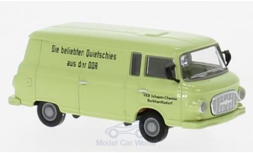 Barkas B1000 1/87 Brekina Kasten VEB Schaum-Chemie Burkhardtsdorf modellino in miniatura