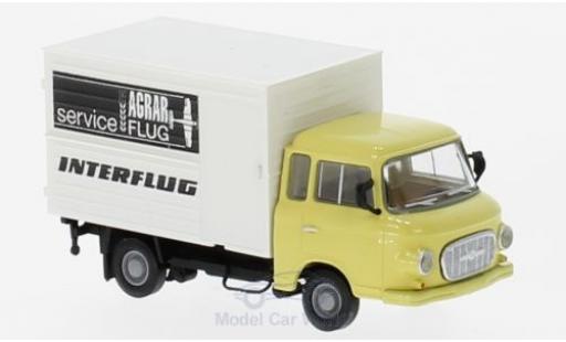 Barkas B1000 1/87 Brekina Koffer Interflug Agrarservice modellino in miniatura