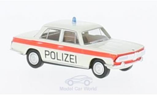 Bmw 2000 1/87 Brekina bianco/orange Polizei Solothurn modellino in miniatura