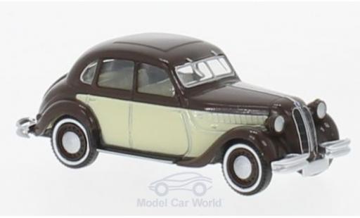 Bmw 326 1/87 Brekina marroneee/beige modellino in miniatura