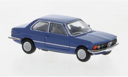 Bmw 323 1/87 Brekina i blu 1975 modellino in miniatura