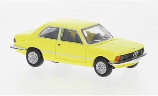 Bmw 323 1/87 Brekina i giallo clair 1975 modellino in miniatura